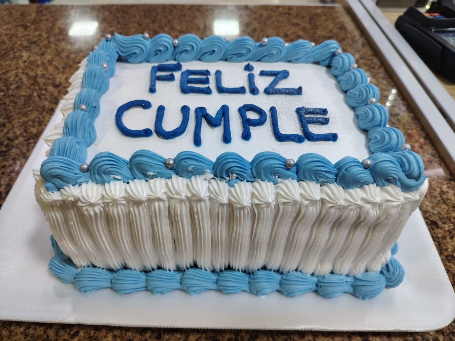 Torta celebración cuadrada extra grande