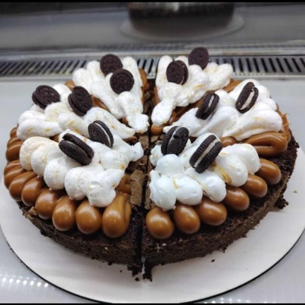 Torta Oreo y dulce de leche